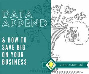 How to Make a Data-driven business out of Data Appending