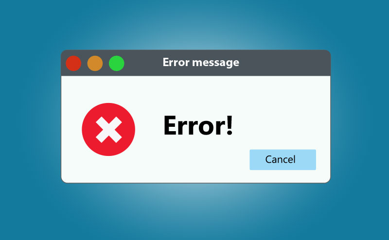 Error message