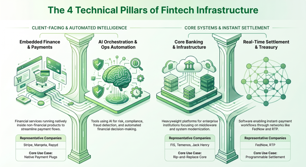 4 Pillars of Fintech Infrastructure