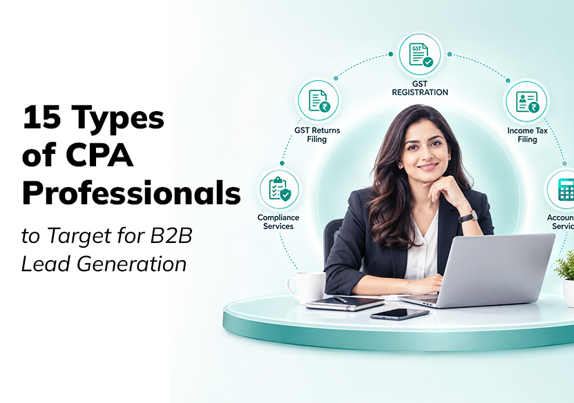 15 Types of CPA Professionals to Target for B2B Lead Generation