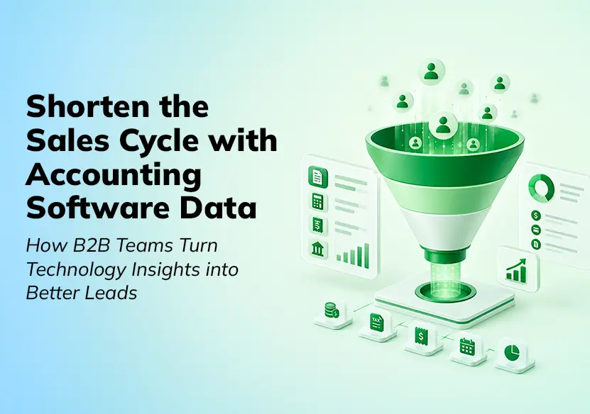 How B2B Teams Use Accounting Software Users Data to Shorten the Sales Cycle
