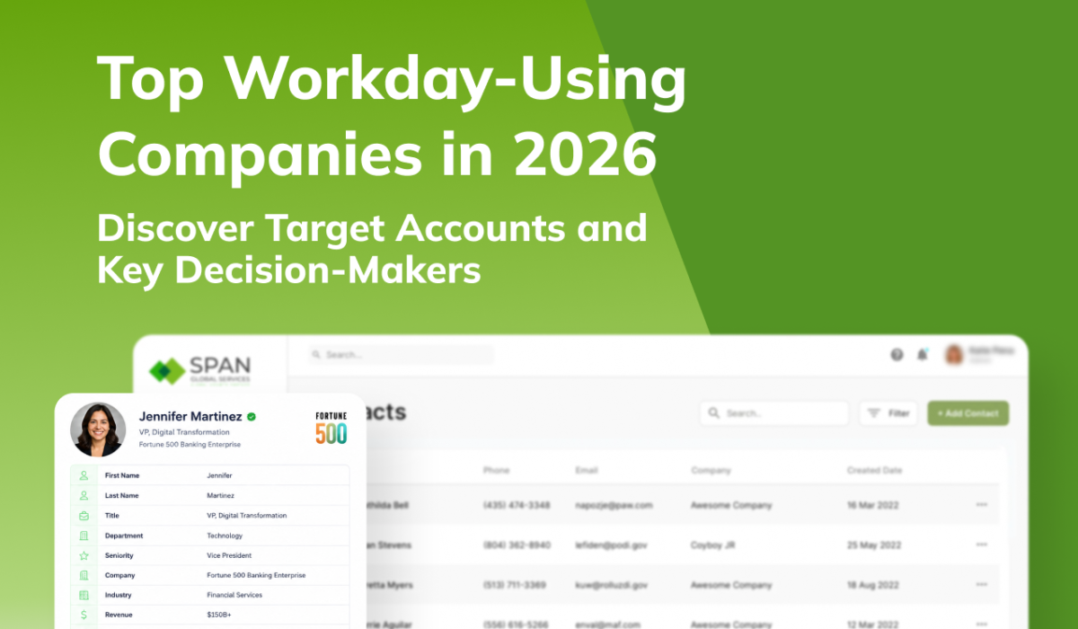 Top 10 Companies Using Workday in 2026: How to Identify and Reach Key Decision-Makers